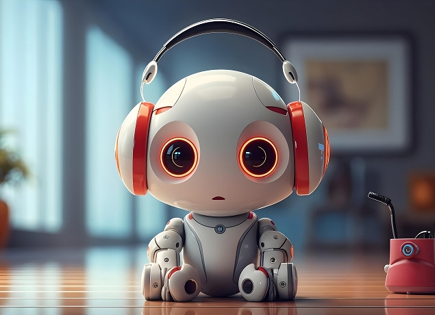 AI Robot creating art