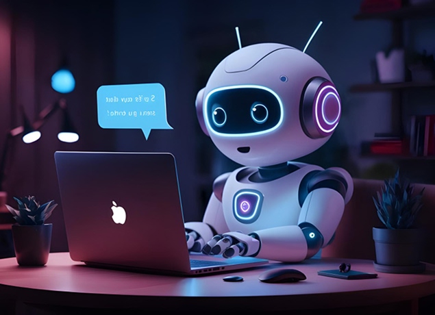 Robot writing content